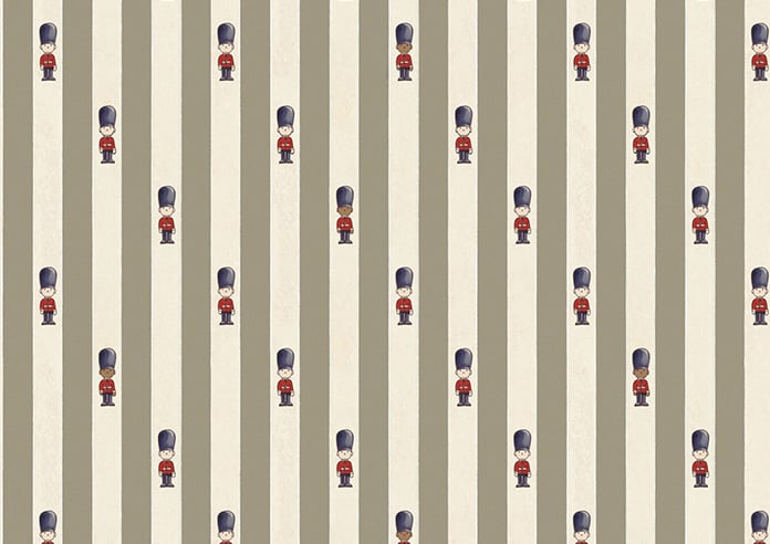 Kings Breakfast, Stripe Toast - Roller Blind - Image 6